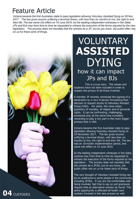 voluntary assisted dying articles